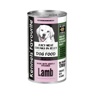 Kennels Favourite šťavnaté jahňacie mäso v želé 410 g