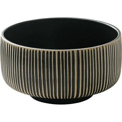 Bauscher Playground Nara miska reliéf černo bílá 16 cm