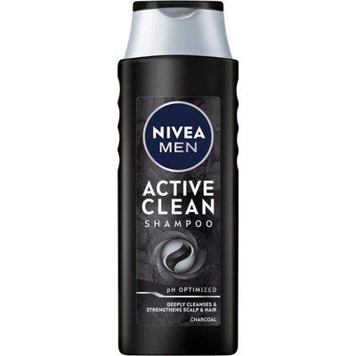 Nivea Pánsky čistiaci šampón Active Clean 400 ml