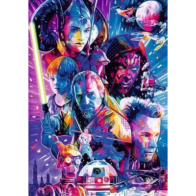 Ravensburger - Puzzle Star Wars: The Hyperspace Collection: The Phantom Menace - 500 piese