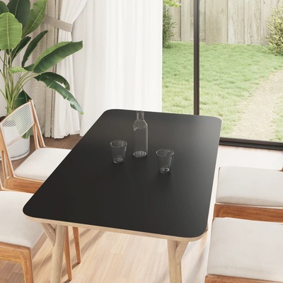 vidaXL Tapety na nábytek samolepicí matné černé 90 x 500 cm PVC