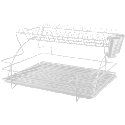 Horecano Сушилник за съдове и прибори 2ет. БЯЛ (tb02) (0157239)