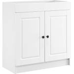 vidaXL Мебел под мивка за баня Бяло 78, 5 x 37, 5 x 81 см (890074)