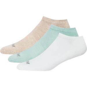 DKNY Womens 3 Pack Trainer Liner Myla - Ecru/Oatml/Mint