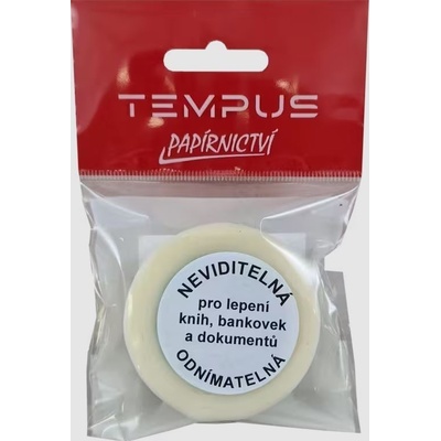 Milan Bankovní lepicí páska Tempus Invisible 19 mm x 33 m