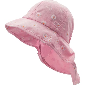 maximo Детска шапка с козирка Maximo Kids' Mini Girl Frill Neck Protector Tie Hat - Blassrosa - размер 51 cm (904-6356-0112)