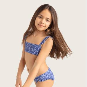 Swim Essentials : Бански от две части с размери от 1 до 8 години "Blue leopard (SWE-2023SE673)