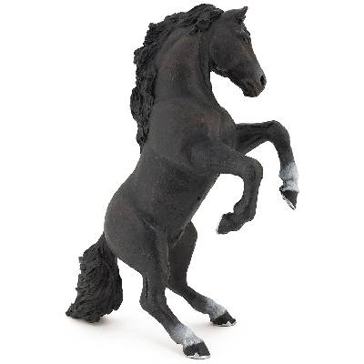 Papo Фигурка Papo Horses, foals and ponies - Изправен кон, черен (51522)