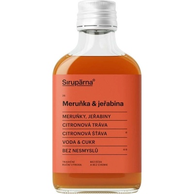 Sirupárna Domácí Meruňka & Jeřabina Sirup 100 ml