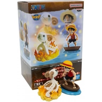Banpresto One Piece Collectable Monkey D. luffy & Going Merry 8cm