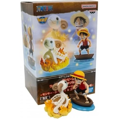 Banpresto One Piece Collectable Monkey D. luffy & Going Merry 8cm