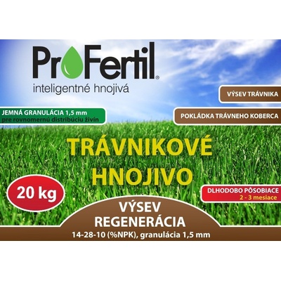 ProRain ProFertil Výsev a regenerácia 1,5mm, 2-3 mesačné 20 kg