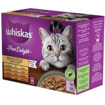 Whiskas Pure Delight drůbeží výběr v želé 12 x 85 g