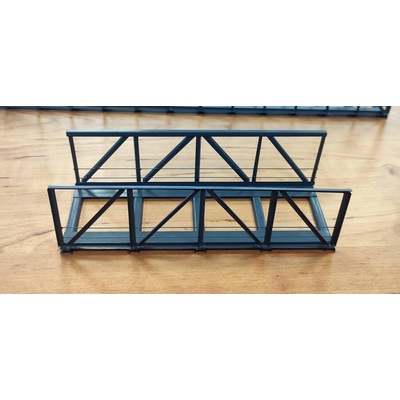 H0 Železniční most 1-kolejný 150 mm hotový model z kovu Hulacki K/021