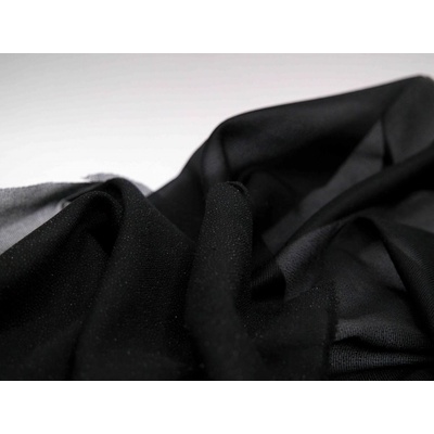 Elastický zažehlovací vlizelín šírky 90 cm - čierny