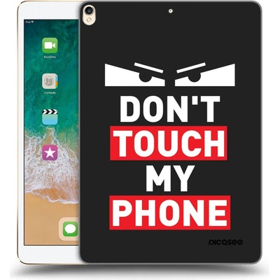 Picasee silikónový čierny obal Apple iPad 10.5 2017 2. generace Shadow Eye Transparent