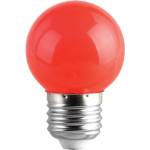 VIVALUX LED КРУШКА VIVALUX COLORS LED 1W E27 Red (VIV003538)