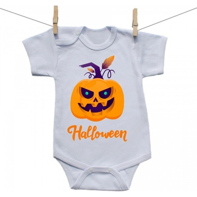 Boodyy Body s krátkym rukávom Halloween tekvica