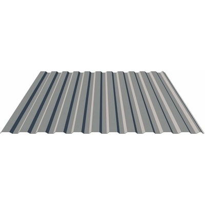 Blachotrapez T14 Plus Pladur Relief IceCrystal 1149 x 0,5 mm RAL 7016 antracitová šedá 1 m²