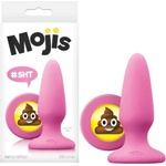  Анален плъг с емотикон, среден размер, розов - Moji’s SHT (NSTOYS0794)