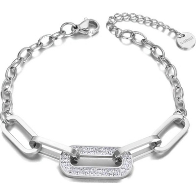 Victoria Filippi Stainless Steel ocelový se zirkony Naomi NRB21001/44 stříbrná