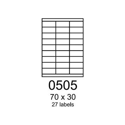 RAYFILM biele s odnímateľným lepidlom R01020505A 100 list./A4 R0102.0505A