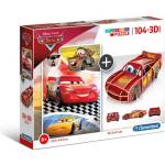 Clementoni Пъзел 104 части + 3D Колите Cars Клементони Clementoni 20160