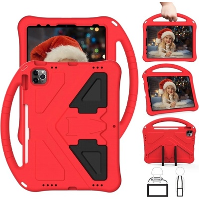 Vsetkonamobil 76963 KIDDO Detský obal pre Apple iPad Pro 11 2024 / M5 2025 červený