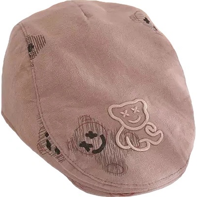 dětský baret Bear hnědá