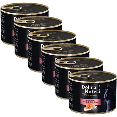 Dolina Noteci Premium Cat с богата на сьомга 6 x 185 г