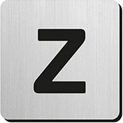 JNF - Piktogram písmeno "Z" IN.34.300 - 75 mm - nalepovací