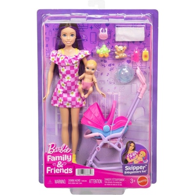 Barbie hracia sada kočík