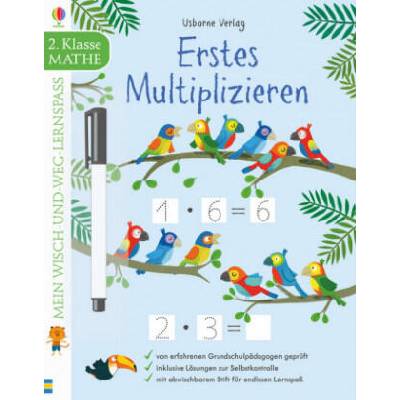 Mein Wisch-und-weg-Lernspaß: Erstes Multiplizieren (2. Klasse) | Holly Bathie, Marta Cabrol