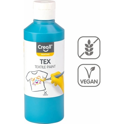Creall farby na textil 250 ml tyrkysová