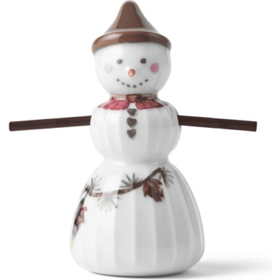 Vánoční porcelánová dekorace Snowgirl 8 cm Kähler