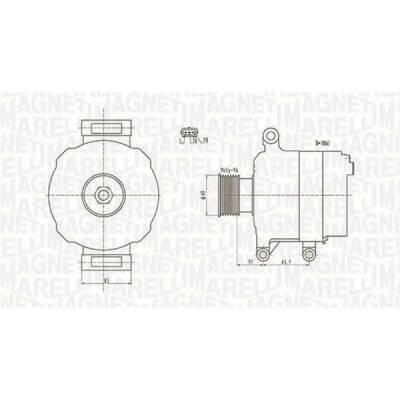 generátor MAGNETI MARELLI 063731869010