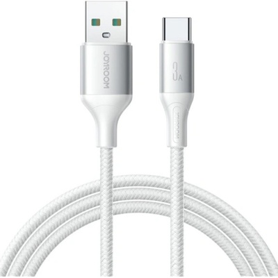 Joyroom S-A28 opletený nabíjecí a datový USB-C na USB-C 1m bílý