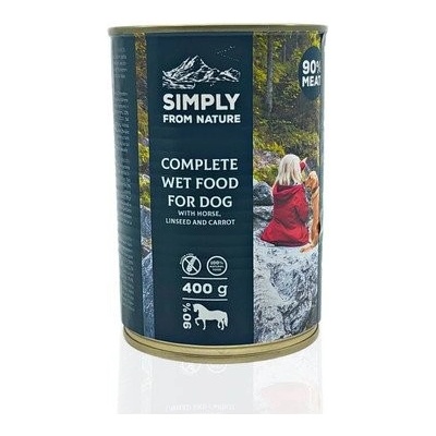 Simply From Nature Adult Koňské lněné semínko a mrkev 6 x 400 g