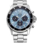 Orient RA-TX0206L Мъжки часовник - Соларен Хронограф, Син Циферблат, Въртящ се Безел, 42.8 мм, 200м Водоуст Часовници