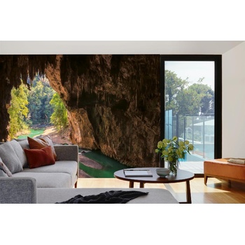 DIMEX ART s. r. o Самозалепваща се флизелинова фототапета пещера в тайланд 375 x 250 см