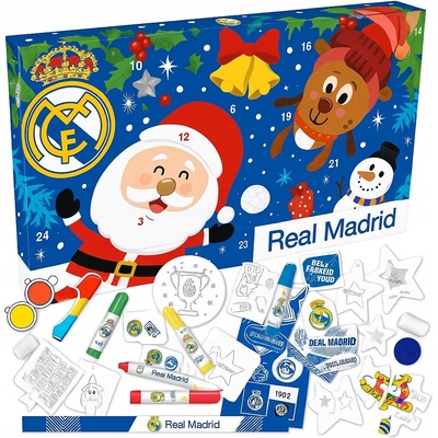 Real Madrid adventný kalendár advent calendar Súprava pre fanúšika Madrid
