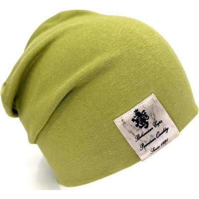 Dráče čiapka Pastels Double Olivová vzor 46