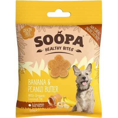 Soopa Pets Soopa Healthy Bites s banánem a arašídovým máslem 50 g