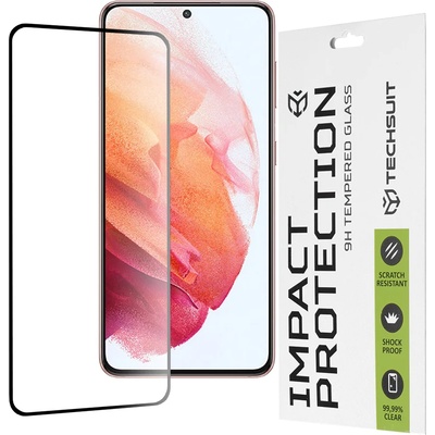 Techsuit Протектор за Samsung Galaxy S21 5G - 111D Full Cover / Full Glue Glass - Черен