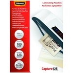 Fellowes Ламиниращо фолио FELLOWES 83x113 mm 125 микрона гланц 100/som 5307101 (5307101)