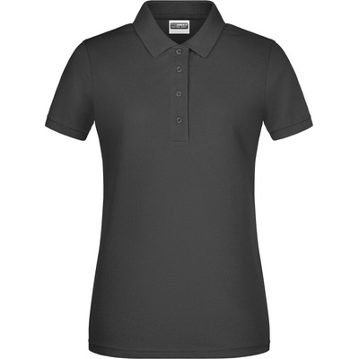 James & Nicholson Polokošile JN 8009 bio bavlna krátký rukáv dámská COT-02800900201 Černá