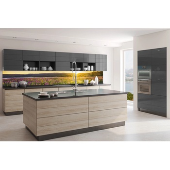 DIMEX ART s. r. o Фототапет за кухня - слънчеви лъчи над поляната 350 x 60 см