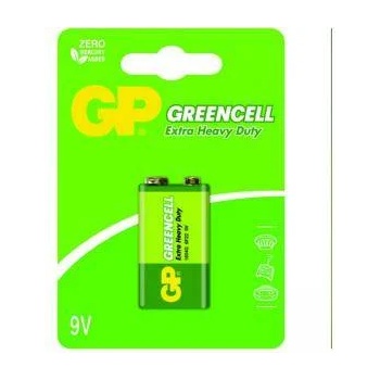 GP Batteries Цинк карбонова батерия GP 1604GLF-U1, 6F22, 9V, Greencell, 1 бр. блистер, GP-BM-1604GLF-U1