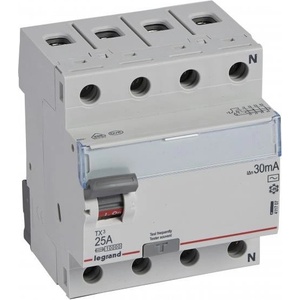 Legrand ДТЗ 4P 25А 30mА серия TX3 ID тип AC - 411707 (411707)