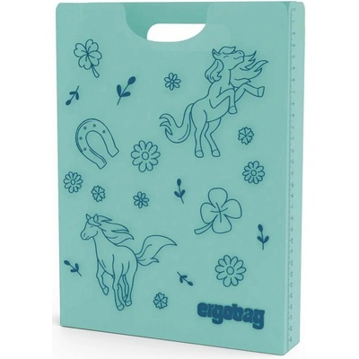 Ergobag Horse desky na sešity A4pevný školní box